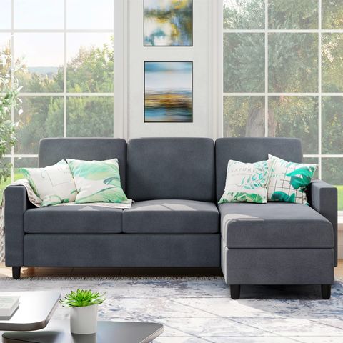 The Modern Light Gray Fabric Sectional Mastering Your Living Space